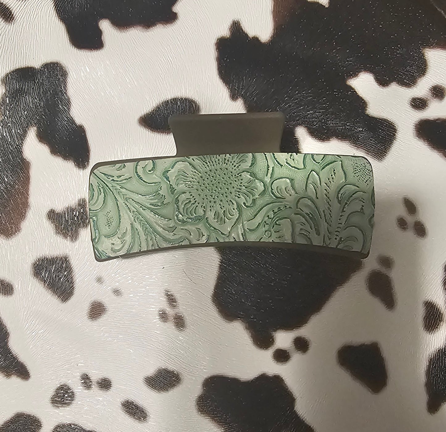 Cowgirl Tooled Hair Clip