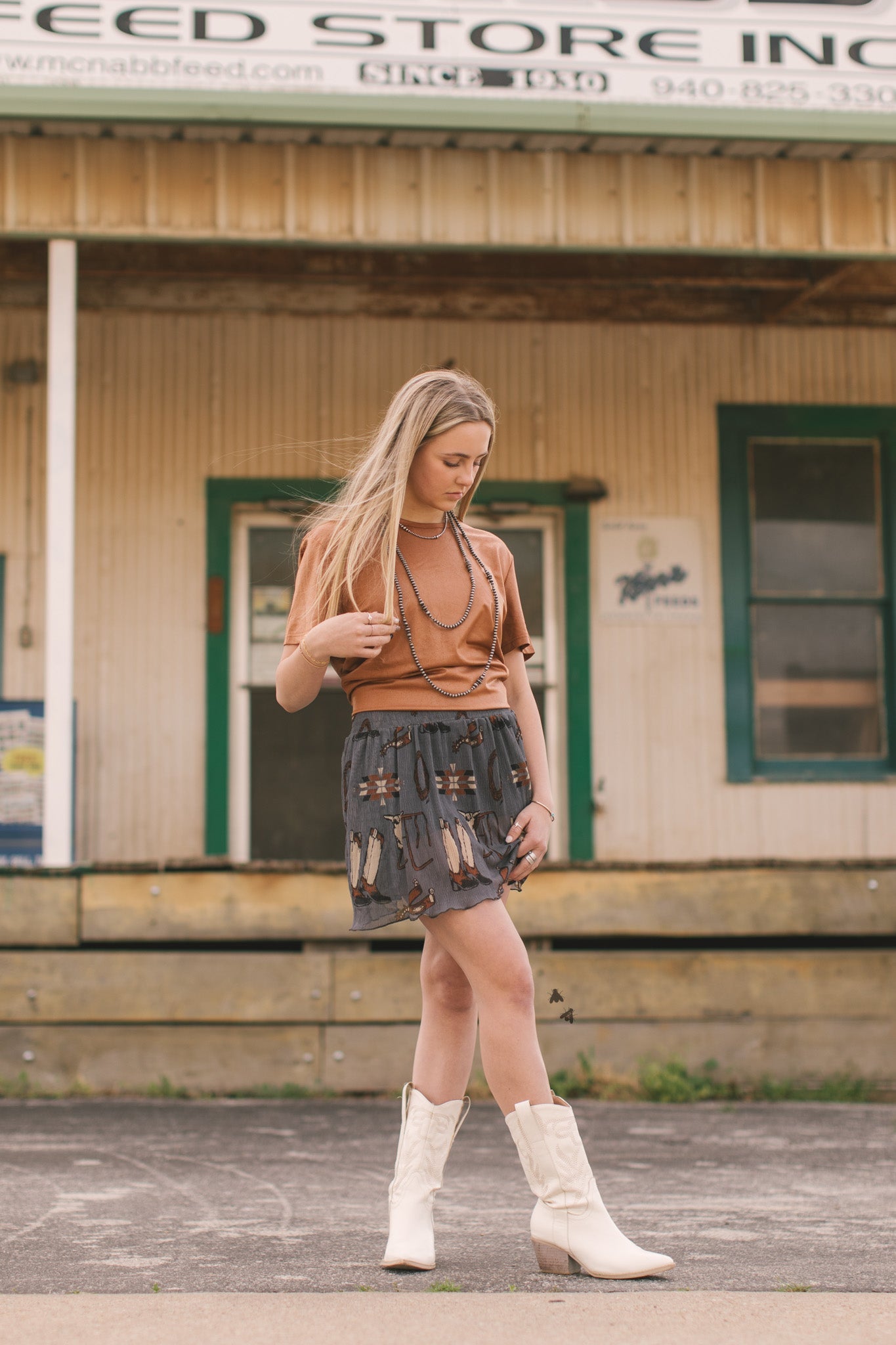 SPUR 'EM SILLY SKORT sz small only