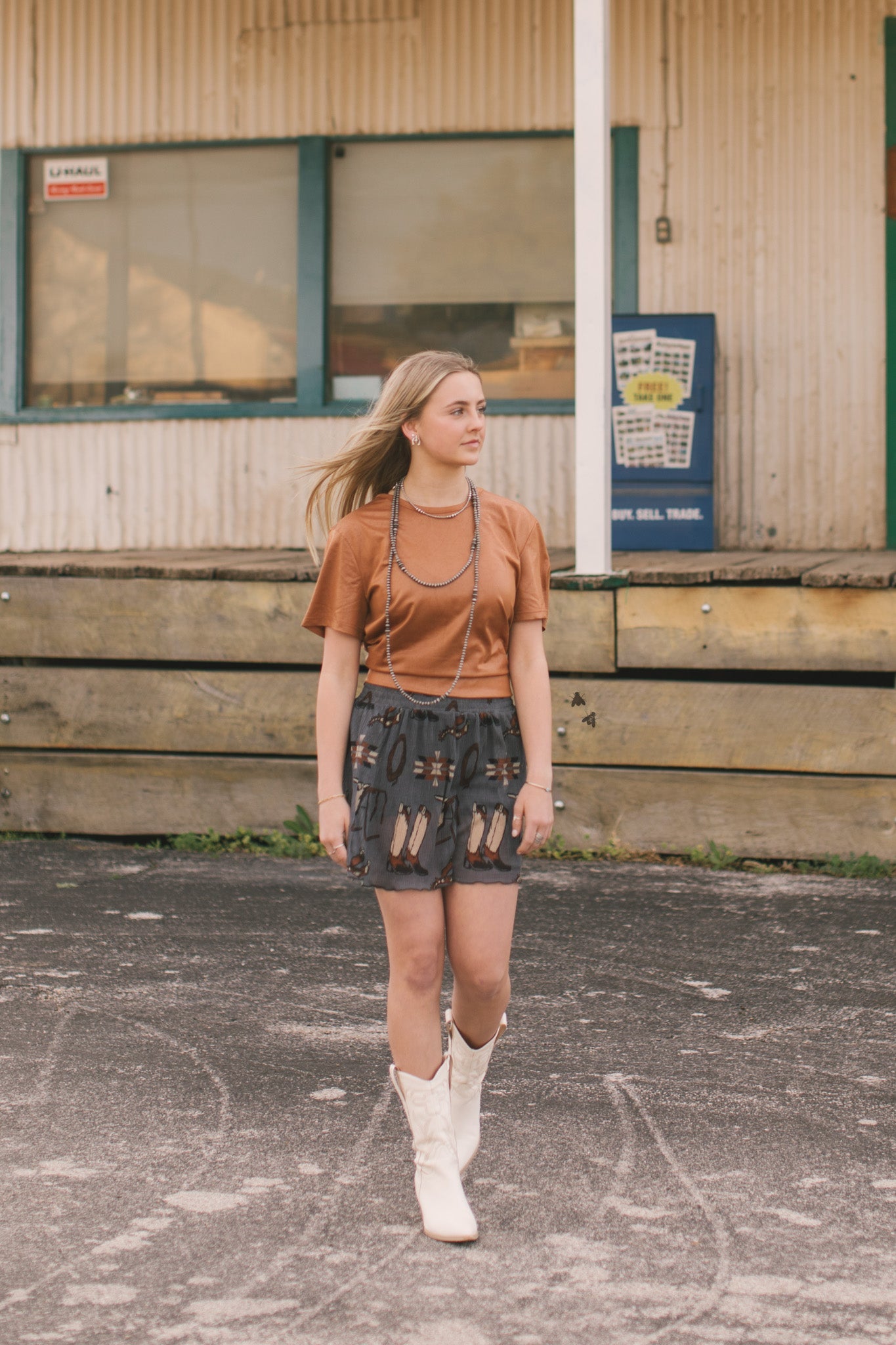 SPUR 'EM SILLY SKORT sz small only