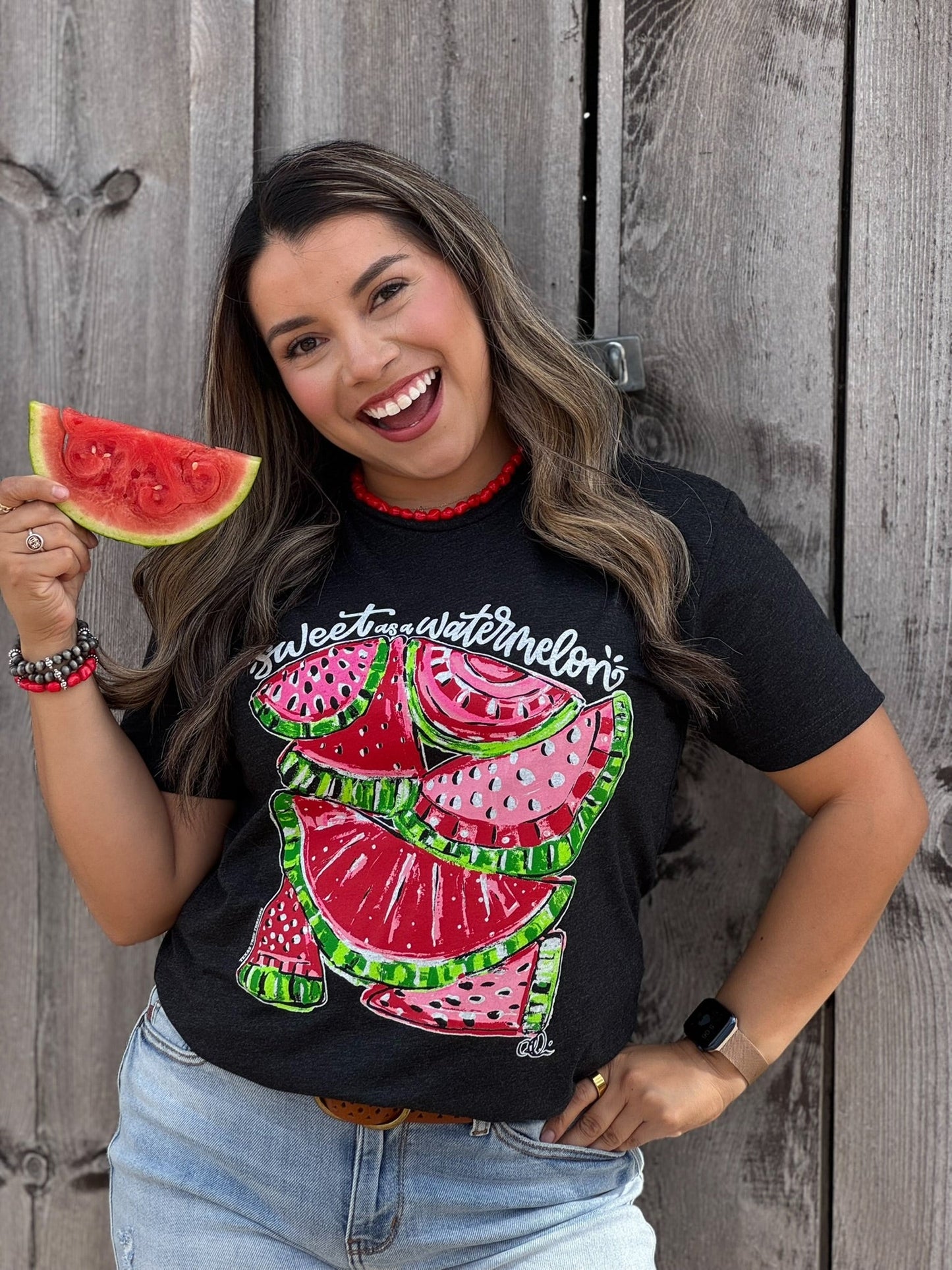 Callie Ann Stelter Sweet as a Watermelon Tee or Tank