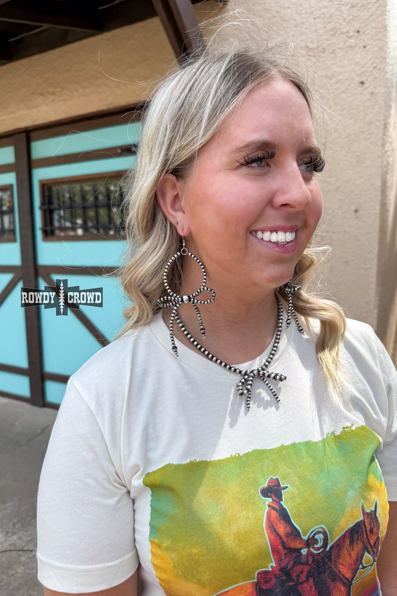 Cowgirl Bow Earrings