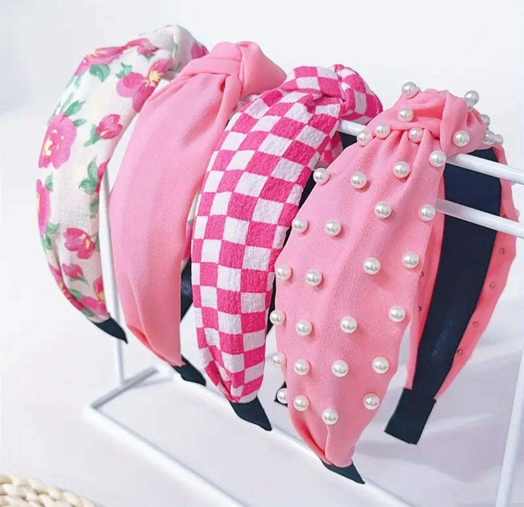 Spring 4 Pack of Knotted Headbands