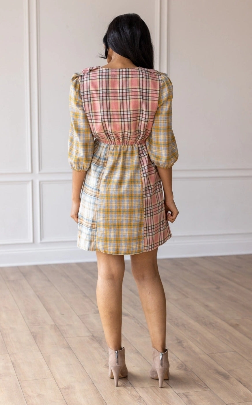 Diverse Plaid Serenade Dress