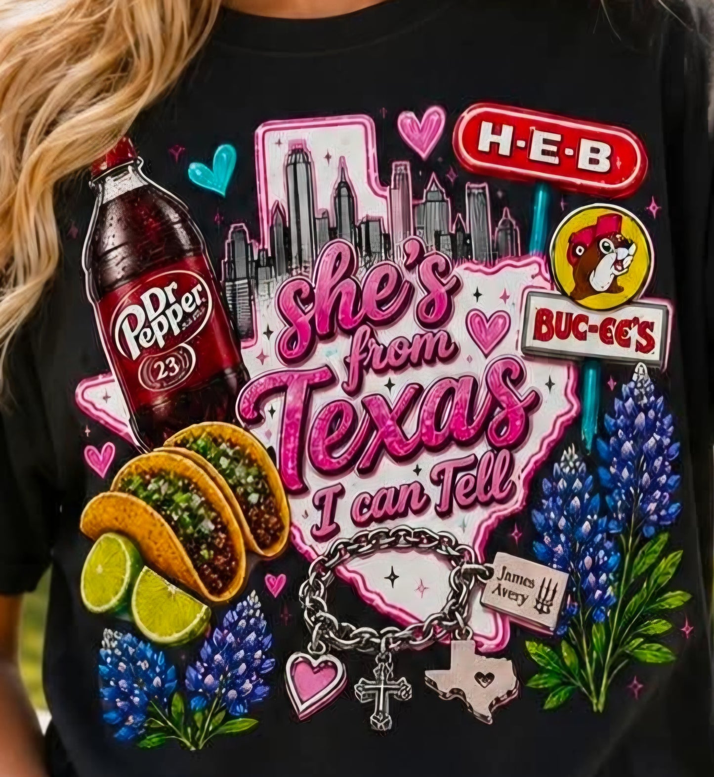 She’S from Texas Graffic Tee