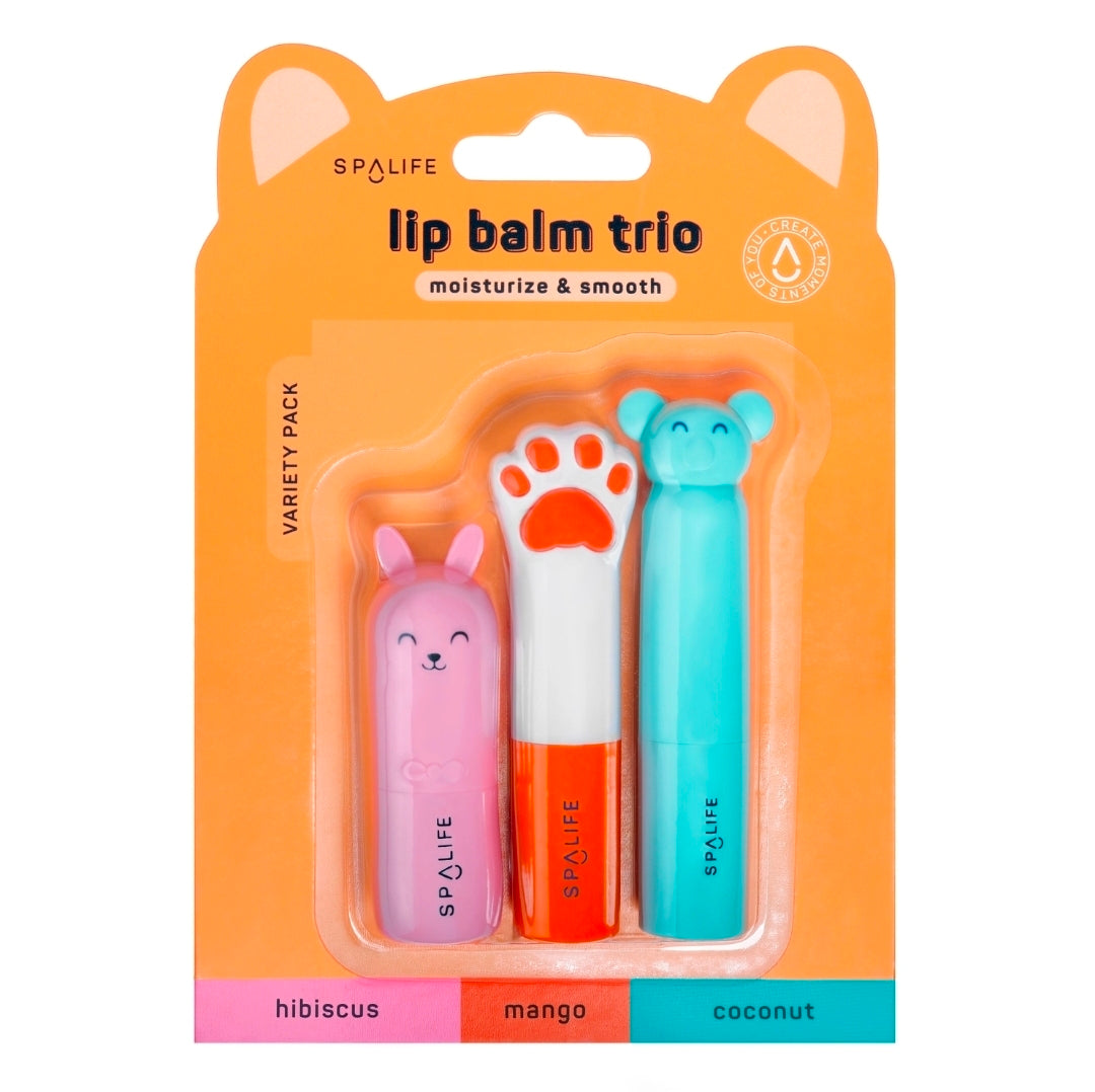 Moisturize & Smooth Lip Balm Trio Variety Pack - 3 Pk