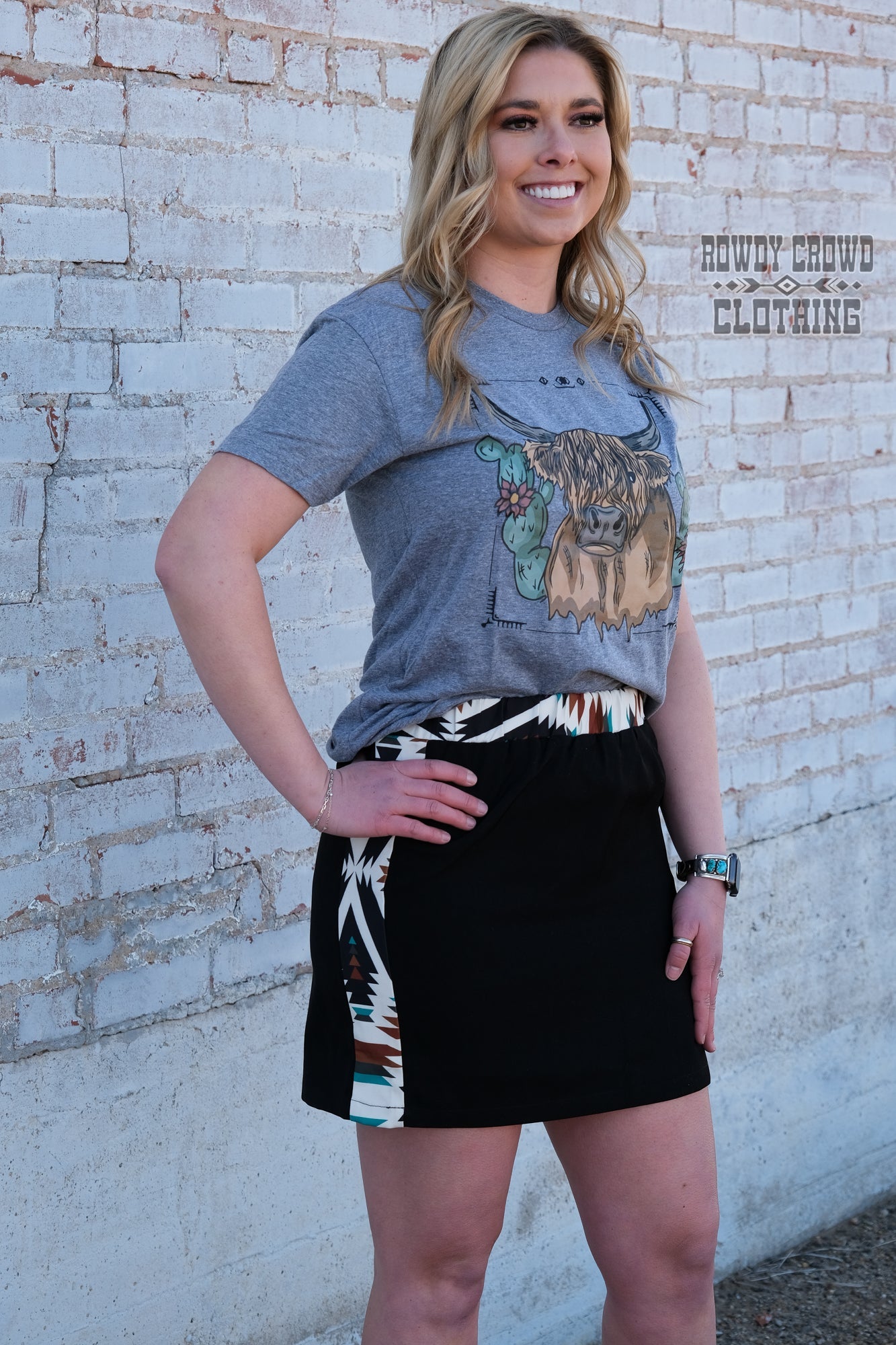 Western Skort, Western Apparel, Western Bottoms, Western Wholesale, Western Boutique, Wholesale Clothing, Aztec Skort