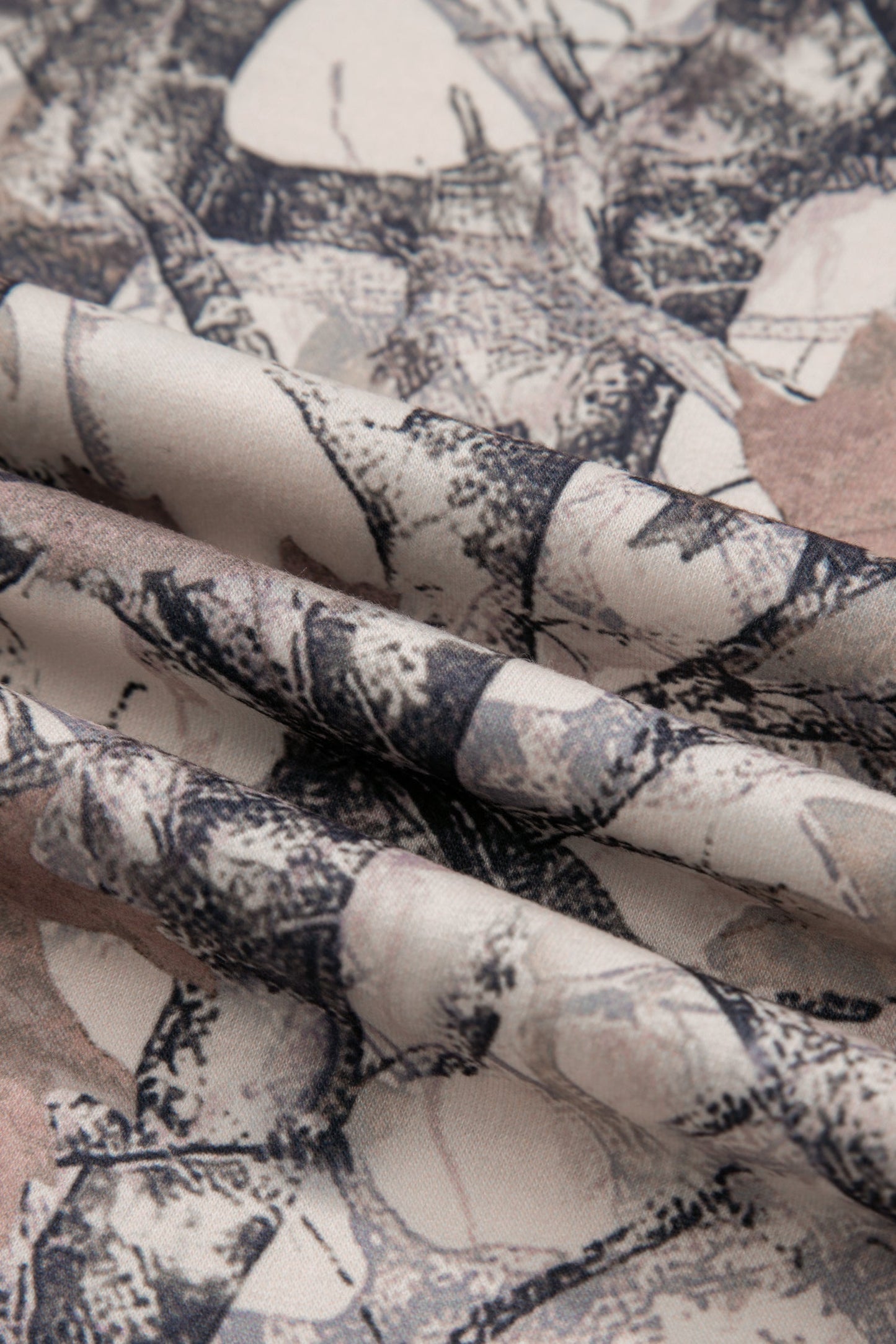 Woodland Camo Long Sleeve Top & Short Set