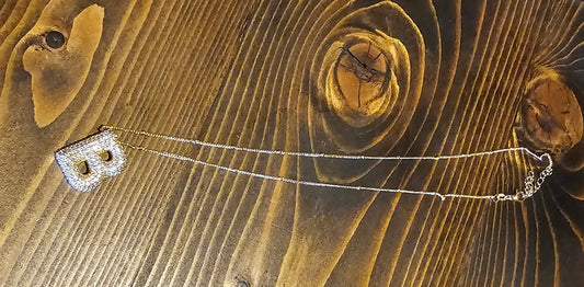 Trendy Bubble Initial Necklaces