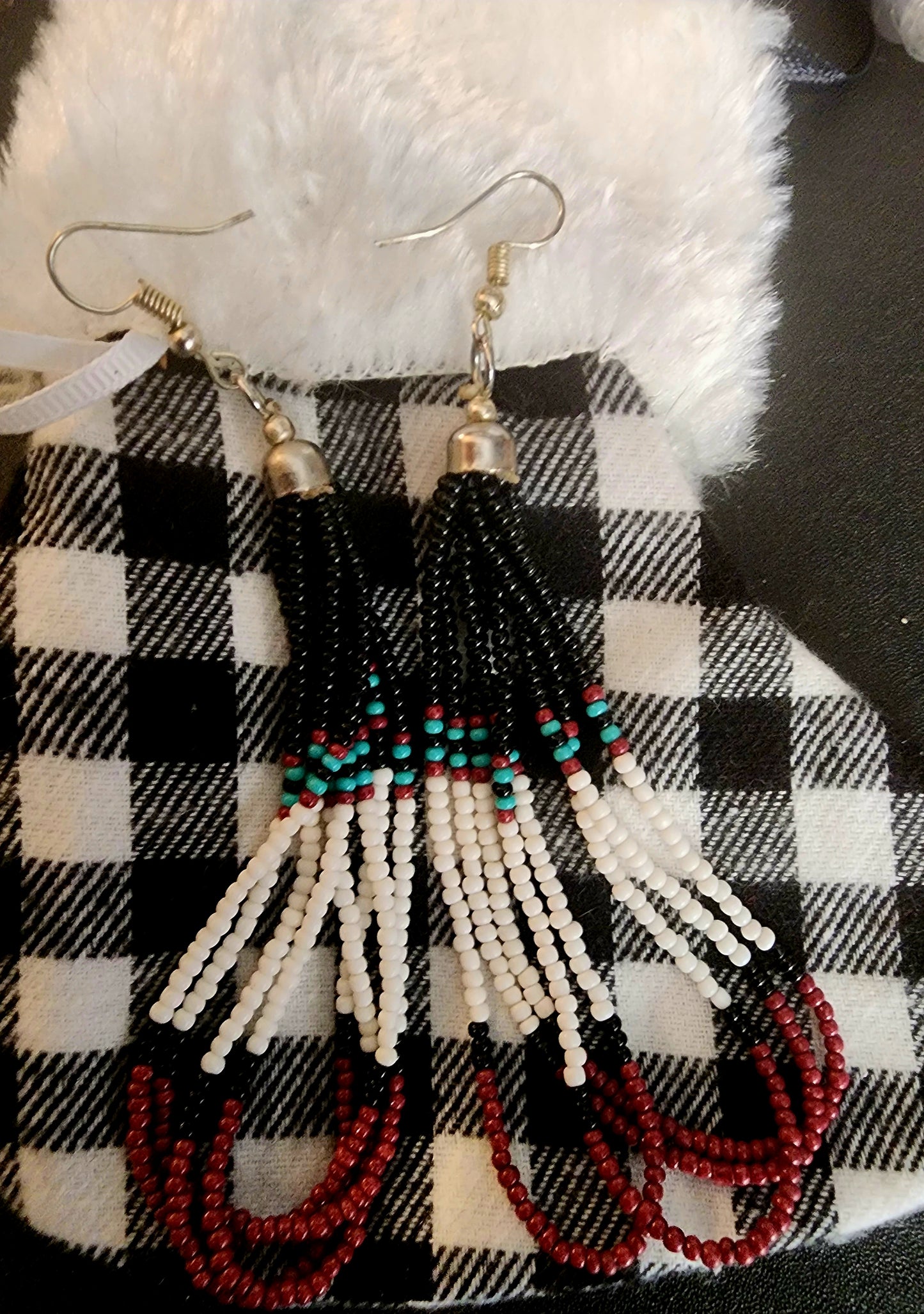 Bellflower Beaded Earrings