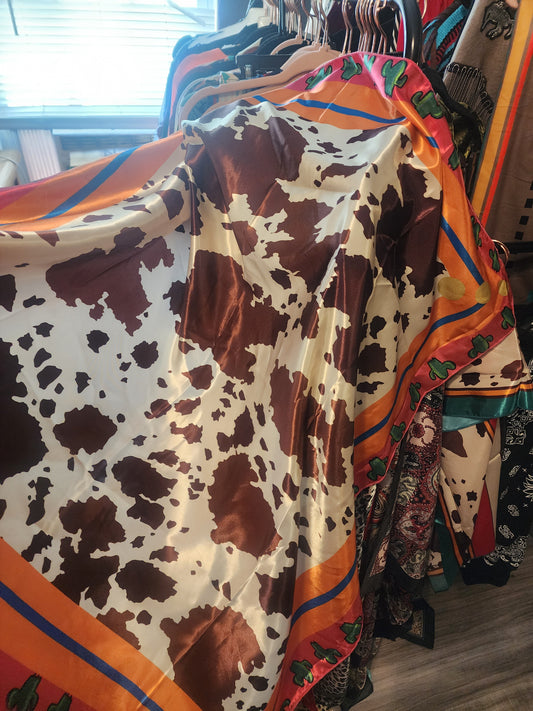 Cowhide Cactus Wild Rag