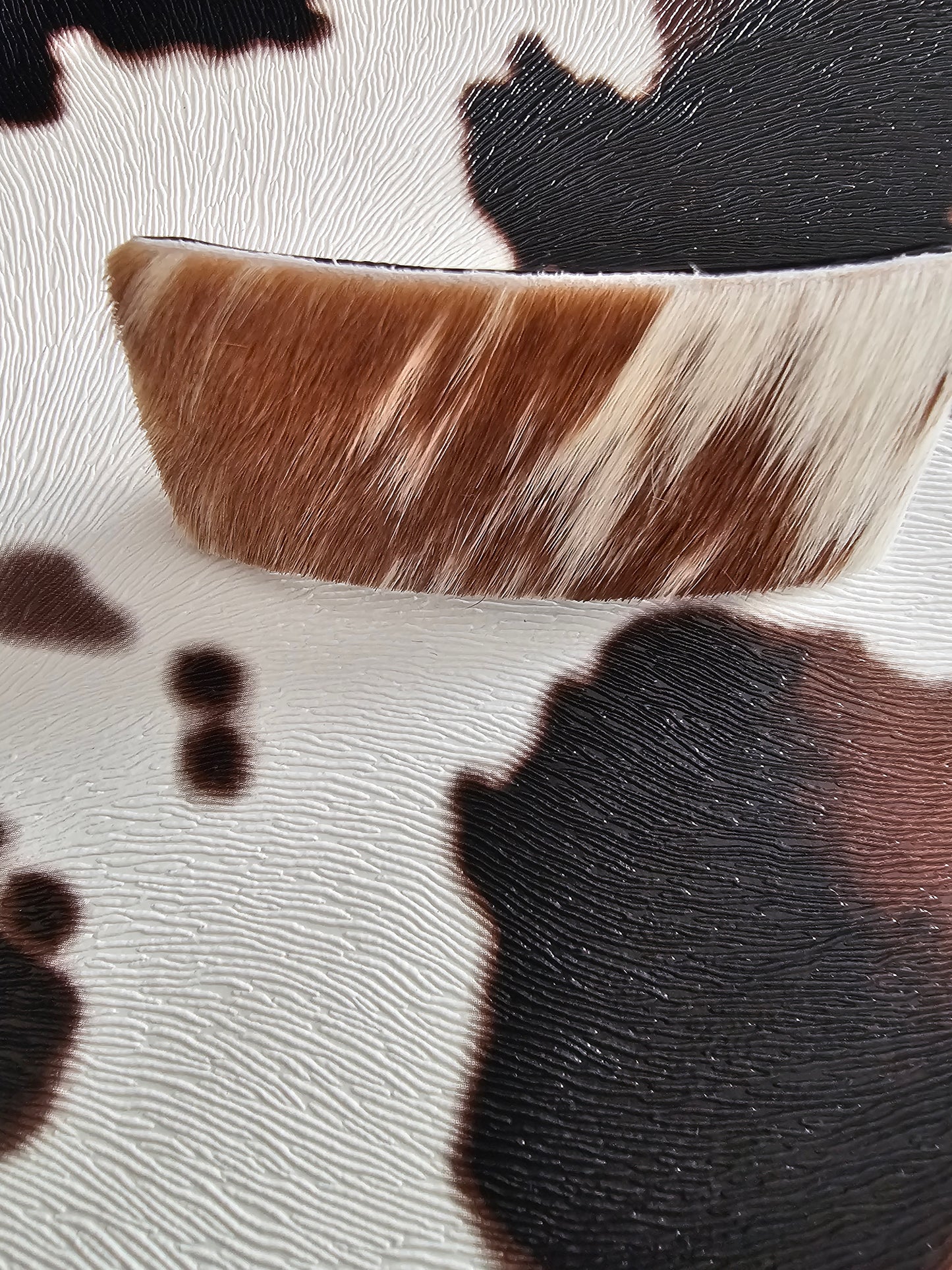 Western Hair On Cowhide Hair Clip Barrette