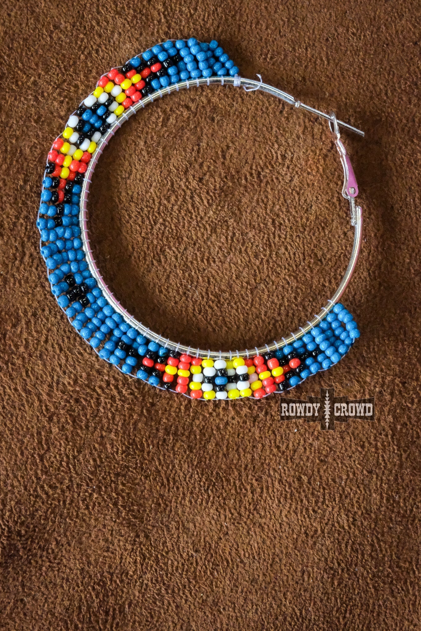 Western Accessories, Western Jewelry, Earrings for Women, Southwestern Jewelry, Western Jewelry Wholesale, Cowgirl Jewelry, Western Wholesale, Wholesale Accessories, Wholesale Jewelry, beaded earrings, beaded hoop earrings, western boho earrings, aztec hoop earrings, aztec beaded earrings