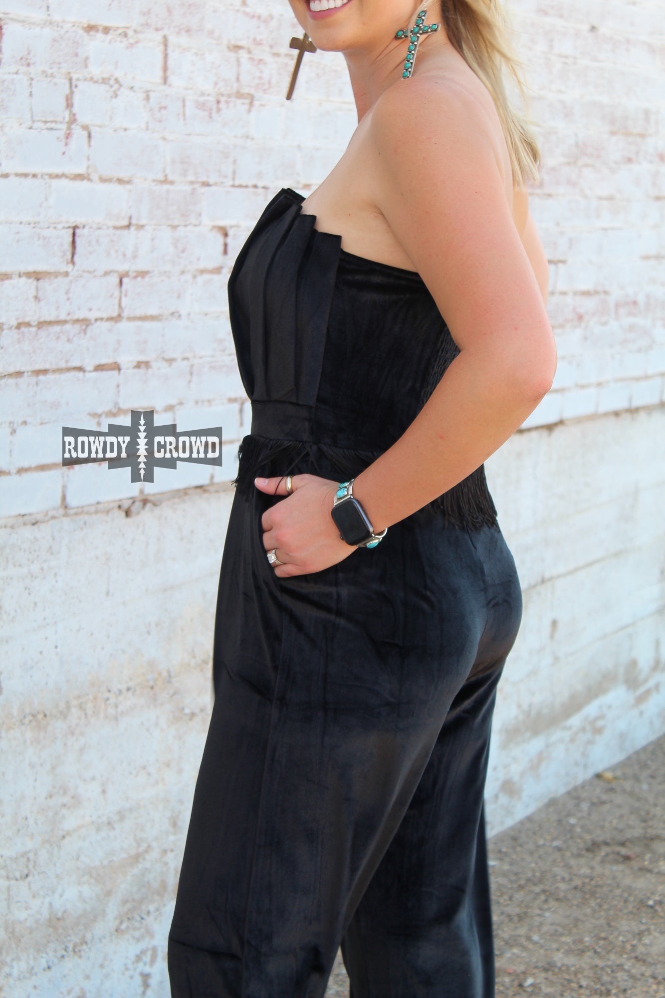 Black Betty Velvet Jumpsuit TD
