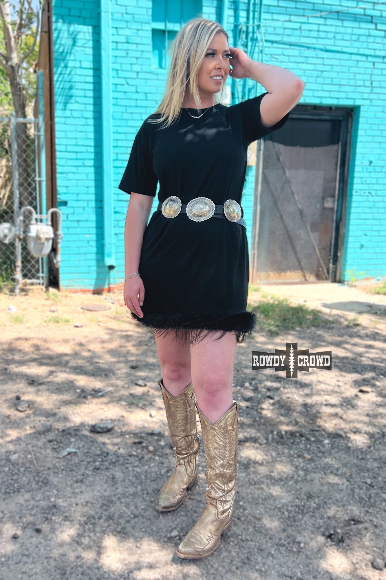 Ruffle My Feathers Dress Large Only TDB