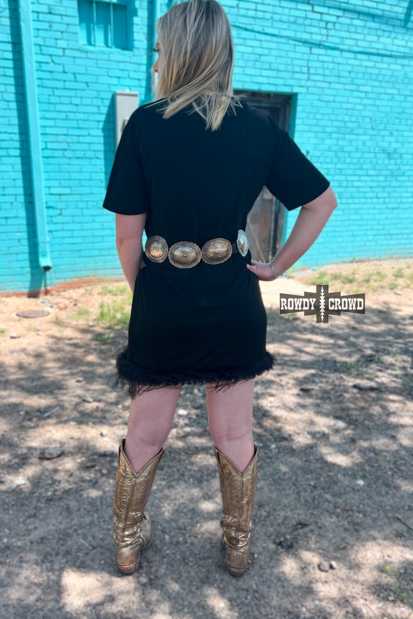 Ruffle My Feathers Dress Large Only TDB