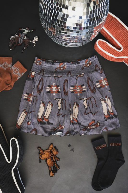 SPUR 'EM SILLY SKORT sz small only