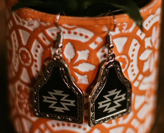 CROW KREEK TAG EARRINGS