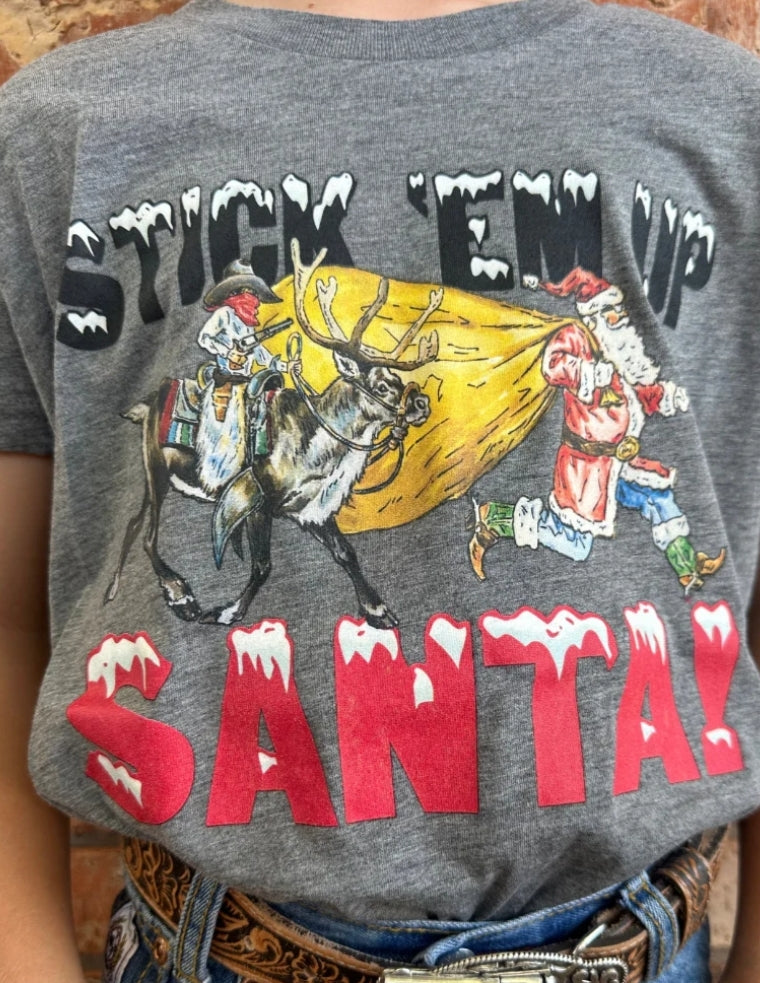 Stick Em Up Santa Tee KIDS