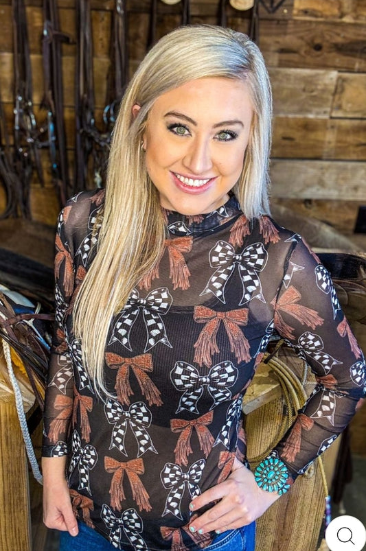 Just A Girl Mesh Top