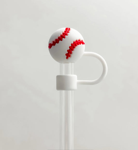 Straw Cover 10mm "Baseball"