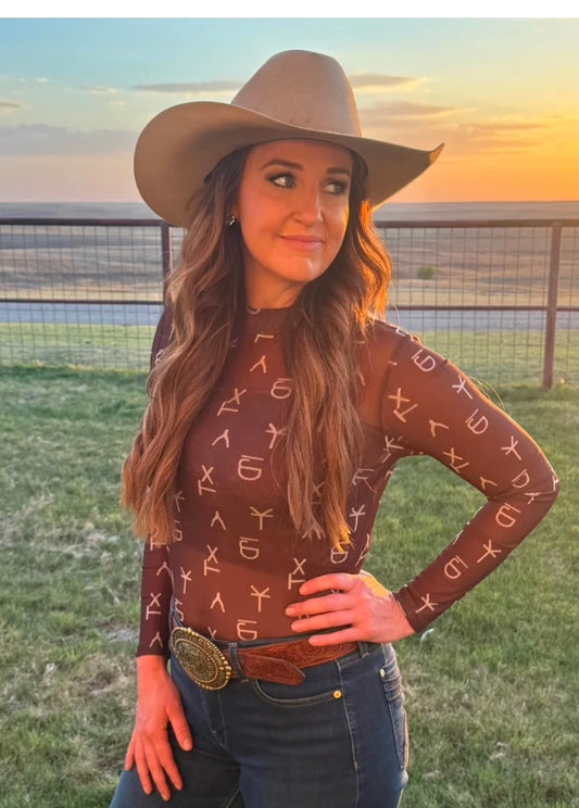 Amarillo By Morning Mesh Top