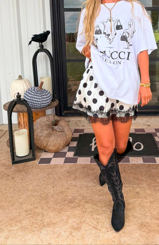 Cosmic Charm Lace Skirt