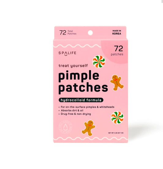 Christmas Holiday Treats Hydrocolloid Pimple Patches - 72 Ct