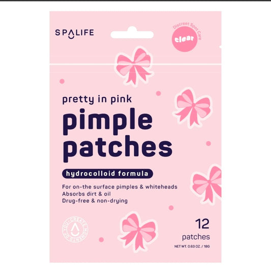 Pretty in Pink Hydrocolloid Clear Pimple Patches