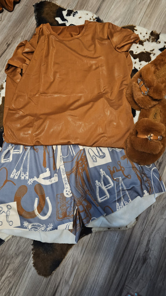 SWANKY LEATHER *SADDLE