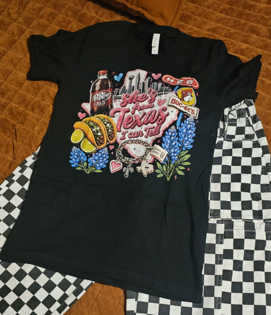 She’S from Texas Graffic Tee