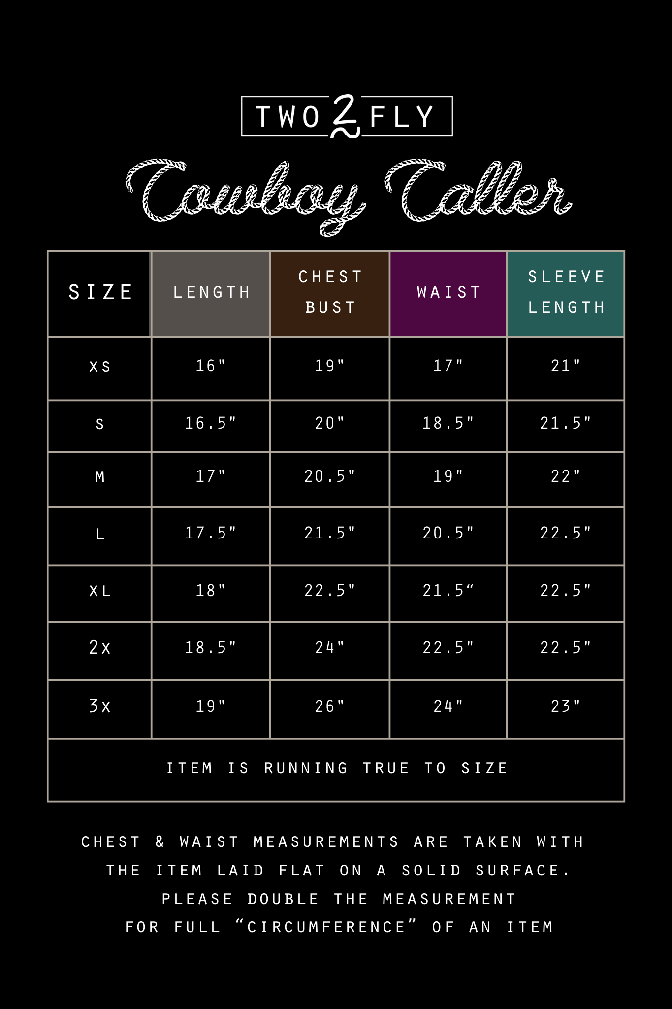 COWBOY CALLER [L-3X ONLY]