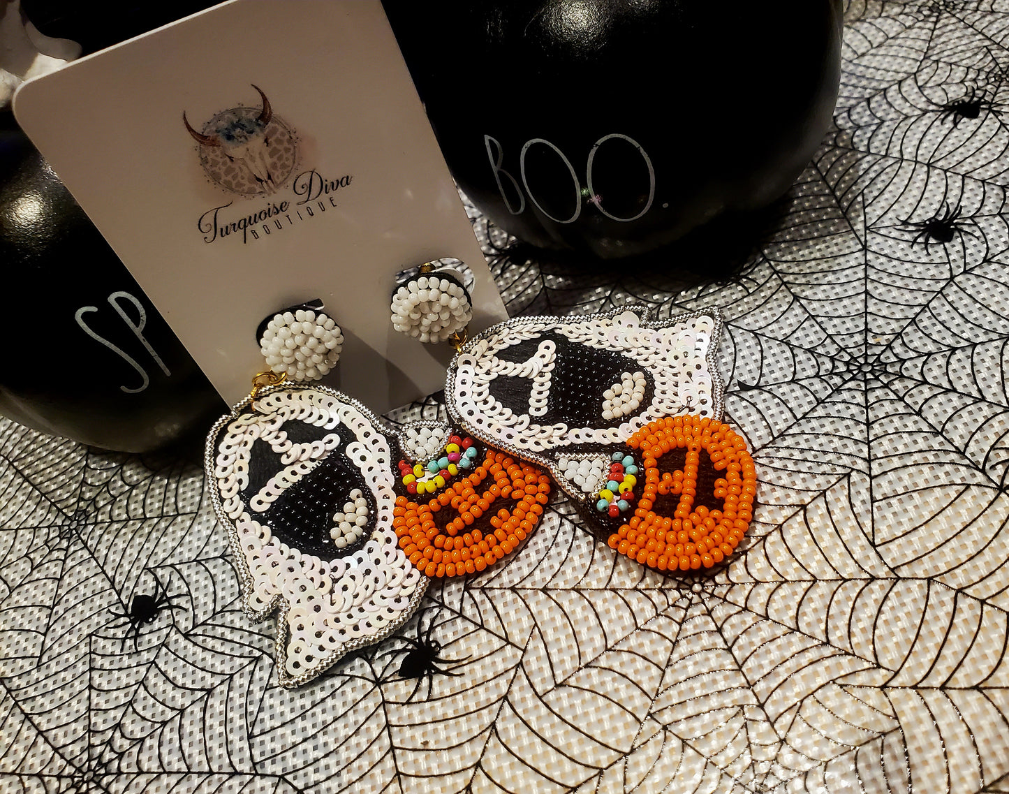 Trick or Treat Ghost Earrings