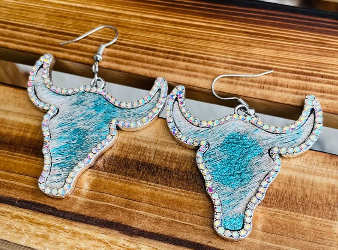 BELGIAN BLUE EARRINGS